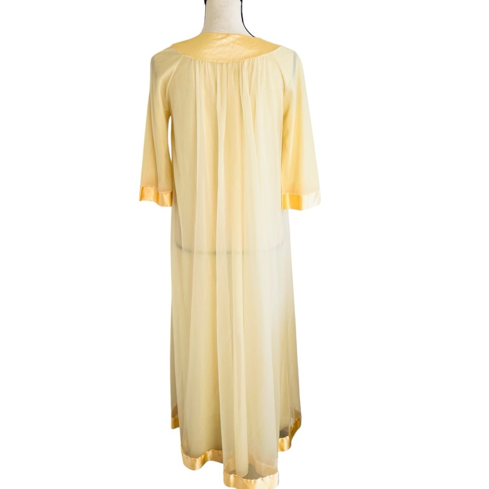 Vintage Gossard Artemis Satin Sheer Layered Nightg